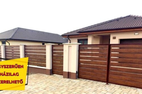 Innovatív műanyag kerítésléc az XXL kerítés kínálatában