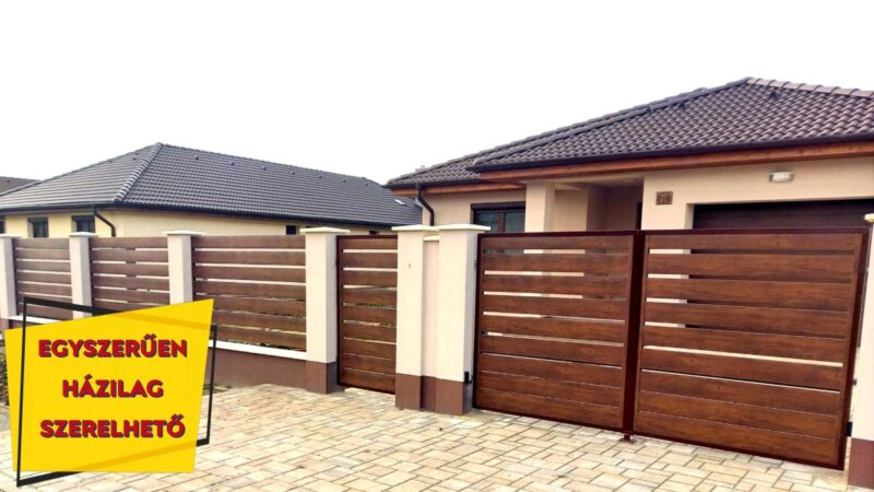 Innovatív műanyag kerítésléc az XXL kerítés kínálatában